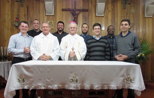 Bispo Dom Aloísio faz visita Pastoral ao Seminário Dom Alberto