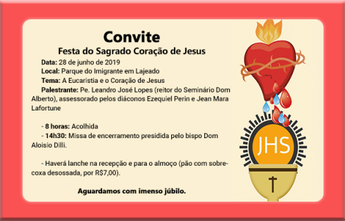 6º Encontro Diocesano do Apostolado da Oração 