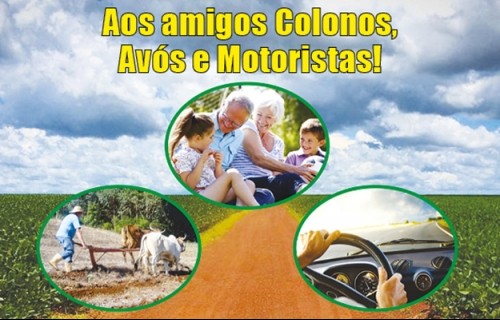 Colonos, Avós e Motoristas: Que bom que vocês existem!