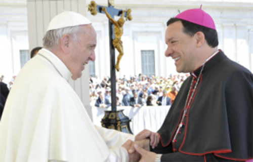 Papa Francisco recebe Dom Leomar Brustolin